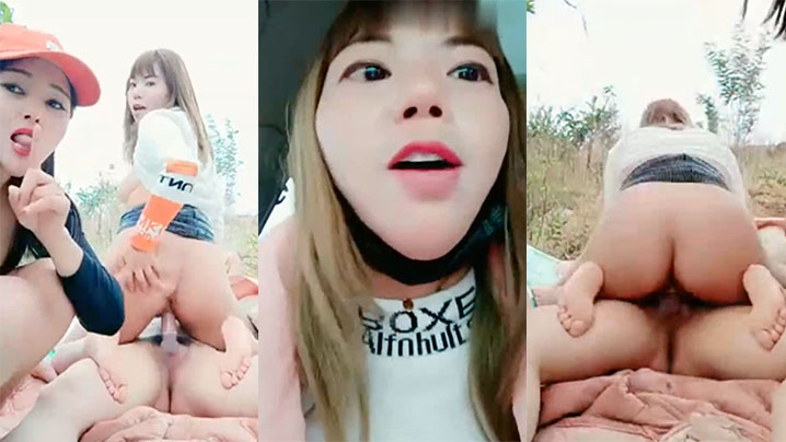 【户外小骚妹】带个年轻的小哥哥自驾出去户外啪啪做爱，骚话不断，实在诱惑}