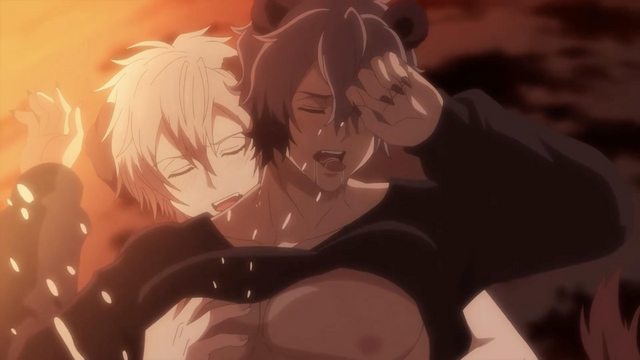 森林裡的熊先生，冬眠中。}