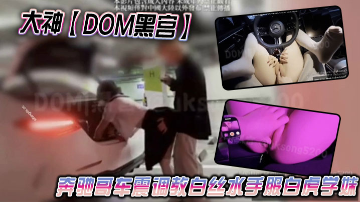大神【DOM黑宫】奔驰哥车震调教白丝水手服白虎学妹，地下车库露出啪啪性爱}