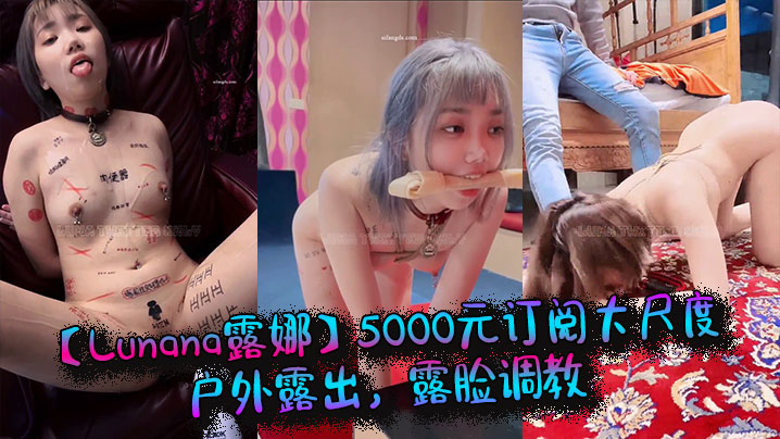 推特网红【Lunana露娜】5000元订阅大尺度户外露出，露脸调教}